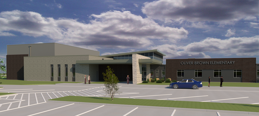 Rendering of Oliver Brown Elementary Rendering of Oliver Brown Elementary